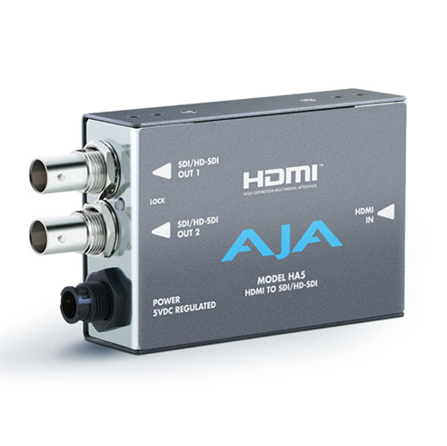 AJAミニコンバータ | HDMI to HD/SD-SDI変換 HDMIケーブル1m付属 | 「HA5」 | |