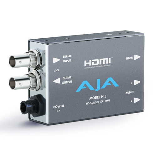 AJAミニコンバータ | HD/SD-SDI to HDMI 変換 「Hi5」|||
